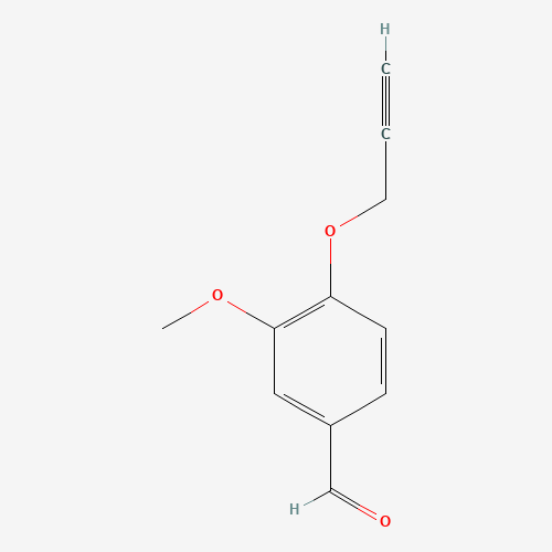 5651-83-2 3-METHOXY-4-PROP-2-YNYLOXY-BENZALDEHYDE chemical structure
