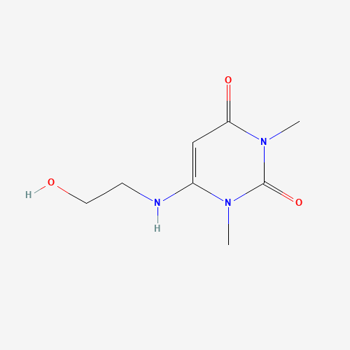 5770-44-5 6-[N-(2-Hydroxyethyl)amino]-1,3-dimethyl-2,4(1H,3H)-dione chemical structure