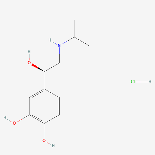 5984-95-2 (-)-ISOPROTERENOL HYDROCHLORIDE chemical structure