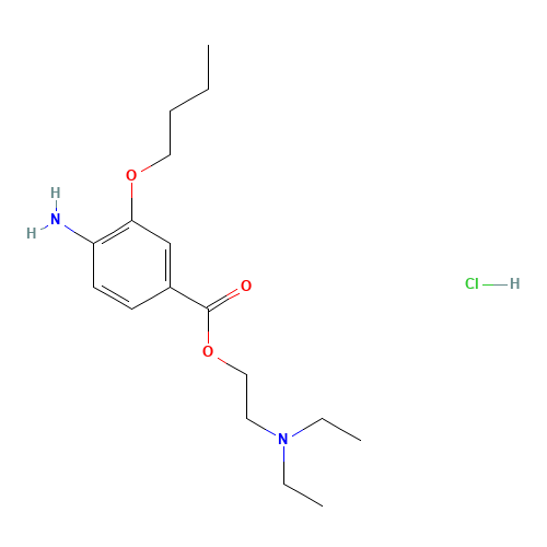 5987-82-6 Oxybuprocaine hydrochloride chemical structure
