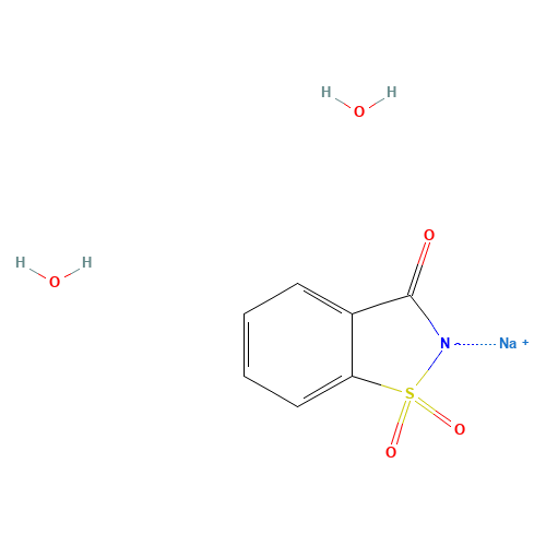 6155-57-3 Saccharin sodium dihydrate chemical structure