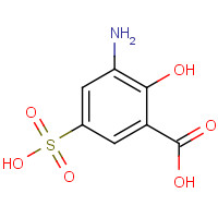 6201-86-1 3-AMINO-5-SULFOSALICYLIC ACID chemical structure