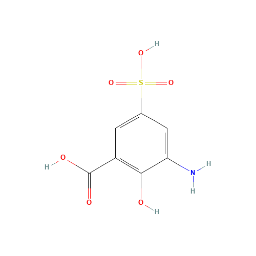 6201-86-1 3-AMINO-5-SULFOSALICYLIC ACID chemical structure
