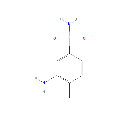 6274-28-8 3-AMINO-4-METHYLBENZENESULFONAMIDE chemical structure