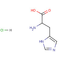 6459-59-2 DL-HISTIDINE MONOHYDROCHLORIDE chemical structure