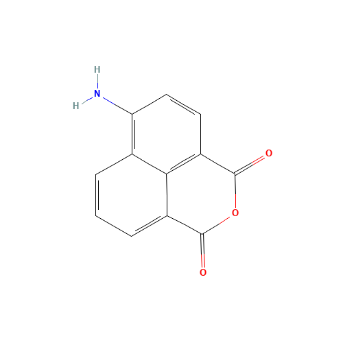 6492-86-0 4-Amino-1,8-naphthalic anhydride chemical structure