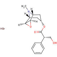 6533-68-2 SCOPOLAMINE HYDROBROMIDE TRIHYDRATE chemical structure