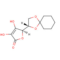 6614-52-4 (+)-5,6-O-CYCLOHEXYLIDENE-L-ASCORBIC ACID chemical structure