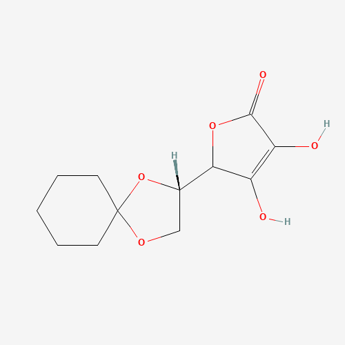 6614-52-4 (+)-5,6-O-CYCLOHEXYLIDENE-L-ASCORBIC ACID chemical structure