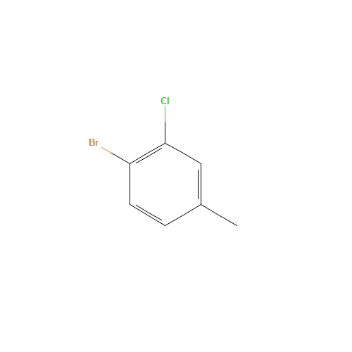 6627-51-6 4-BROMO-3-CHLOROTOLUENE chemical structure