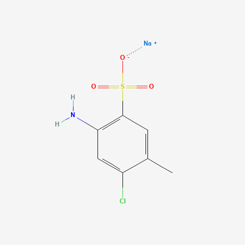 6627-59-4 Sodium 4-amino-6-chlorotoluene-3-sulphonate chemical structure