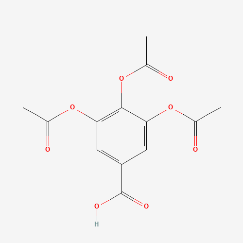 6635-24-1 3,4,5-TRIACETOXYBENZOIC ACID chemical structure