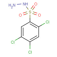 6655-72-7 2,4,5-TRICHLOROBENZENESULFONYL HYDRAZIDE chemical structure