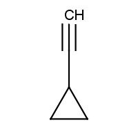 6746-94-7 Cyclopropyl acetylene chemical structure