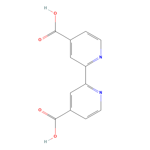 6813-38-3 2,2'-Bipyridine-4,4'-dicarboxylic acid chemical structure