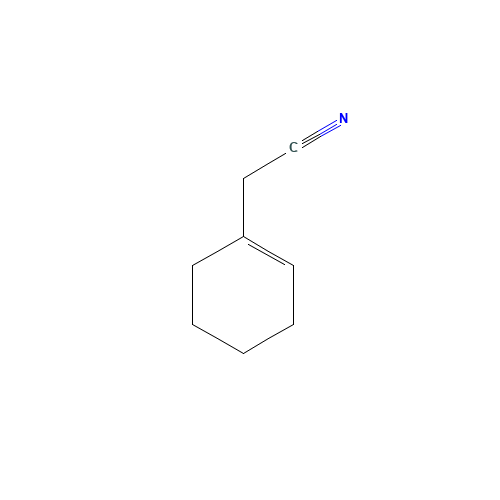 6975-71-9 1-Cyclohexene-1-acetonitrile chemical structure
