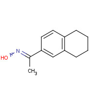 7357-12-2 (1E)-1-(5,6,7,8-TETRAHYDRONAPHTHALEN-2-YL)ETHANONE OXIME chemical structure