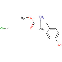 7361-31-1 ALPHA-METHYL-DL-TYROSINE METHYL ESTER HYDROCHLORIDE chemical structure