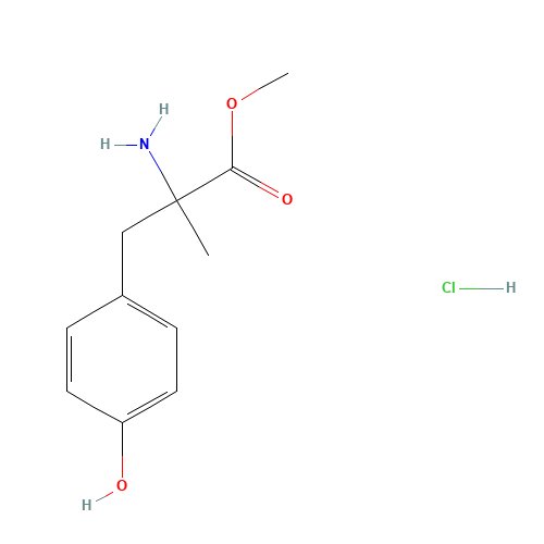 7361-31-1 ALPHA-METHYL-DL-TYROSINE METHYL ESTER HYDROCHLORIDE chemical structure