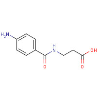 7377-08-4 N-(4-Aminobenzoyl)-beta-alanine chemical structure