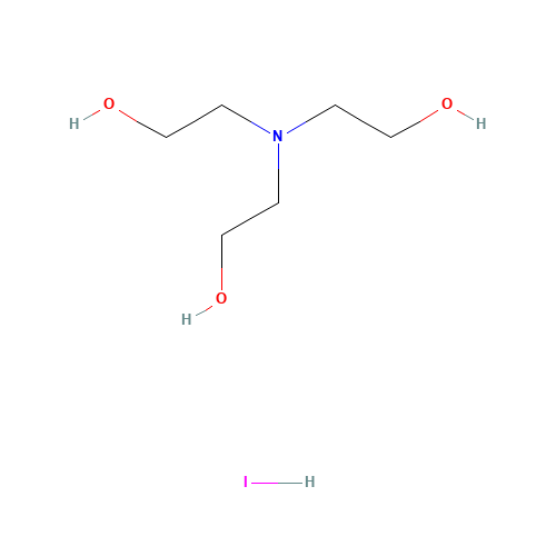 7601-53-8 TRIETHANOLAMINE HYDROIODIDE chemical structure
