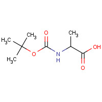 7764-95-6 BOC-D-Alanine chemical structure