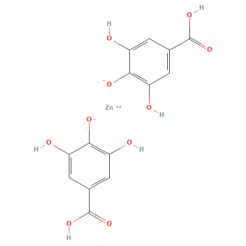 8006-22-2 ZINC GALLATE chemical structure