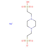 10010-67-0 Sodium hydrogen piperazine-1,4-diethanesulphonate chemical structure