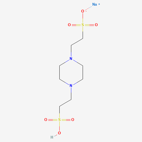10010-67-0 Sodium hydrogen piperazine-1,4-diethanesulphonate chemical structure