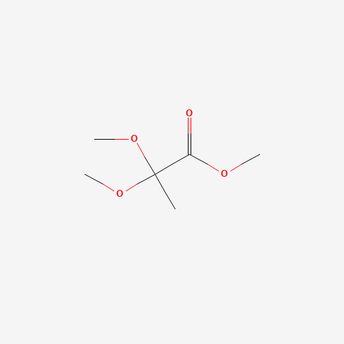 10076-48-9 2,2-DIMETHOXYPROPIONIC ACID METHYL ESTER chemical structure