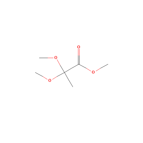 10076-48-9 2,2-DIMETHOXYPROPIONIC ACID METHYL ESTER chemical structure