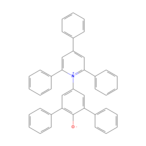 10081-39-7 2,6-DIPHENYL-4-(2,4,6-TRIPHENYL-1-PYRIDINIO)PHENOLATE chemical structure