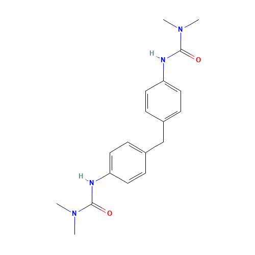 10097-09-3 4,4'-METHYLENE BIS PHENYLDIMETHYL UREA chemical structure