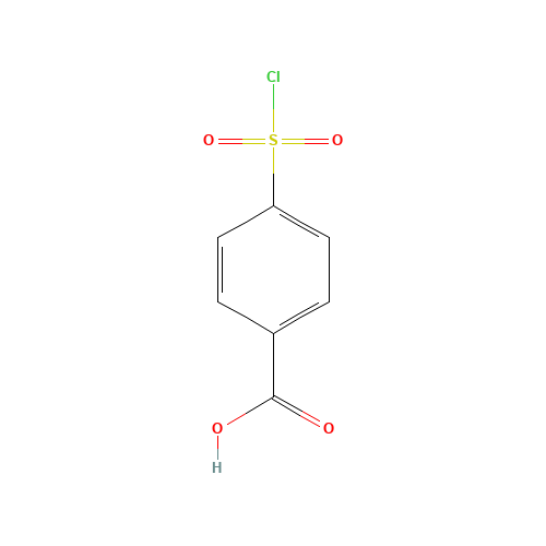 10130-89-9 4-(CHLOROSULFONYL)BENZOIC ACID chemical structure
