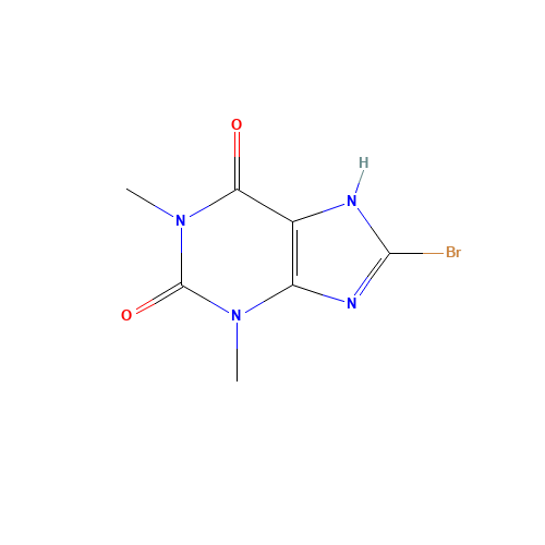 10381-75-6 8-BROMOTHEOPHYLLINE chemical structure