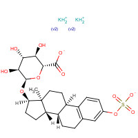 10392-35-5 beta-Estradiol-3-sulfate-17-glucopyranosiduronic acid dipotassium salt chemical structure