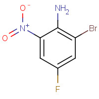 10472-88-5 2-BROMO-4-FLUORO-6-NITROANILINE chemical structure