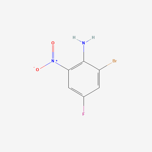 10472-88-5 2-BROMO-4-FLUORO-6-NITROANILINE chemical structure