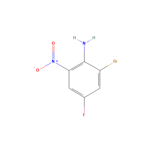 10472-88-5 2-BROMO-4-FLUORO-6-NITROANILINE chemical structure