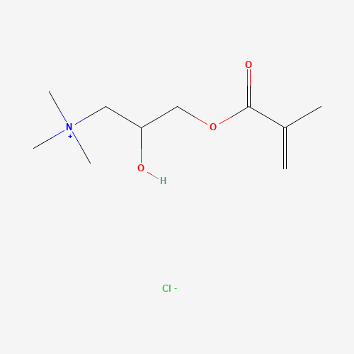 13052-11-4 (2-HYDROXY-3-METHACRYLOXYPROPYL) TRIMETHYLAMMONIUM CHLORIDE chemical structure