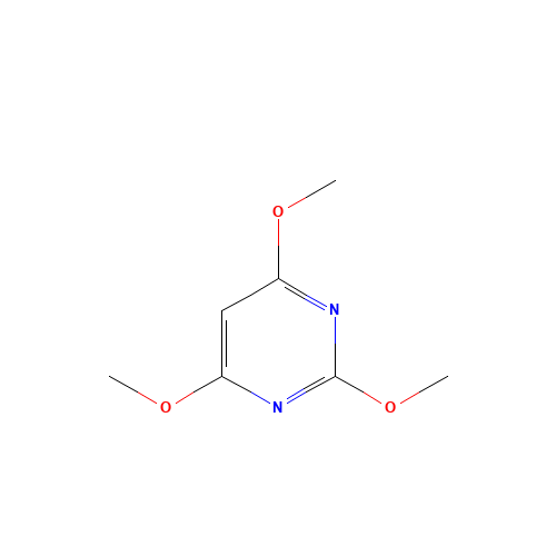 13106-85-9 2,4,6-TRIMETHOXYPYRIMIDINE chemical structure