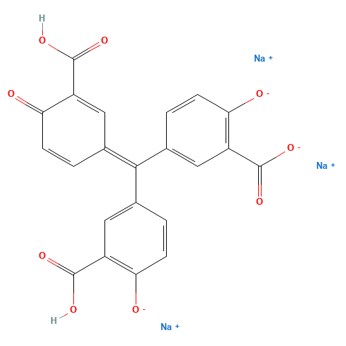 13186-45-3 AURINTRICARBOXYLIC ACID TRISODIUM SALT chemical structure