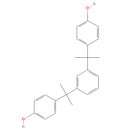 13595-25-0 4,4'-(1,3-PHENYLENEDIISOPROPYLIDENE)BISPHENOL chemical structure