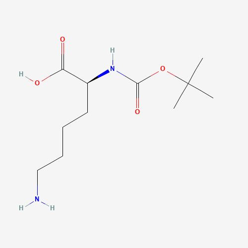 13734-28-6 N-alpha-(tert-Butoxycarbonyl)-L-lysine chemical structure