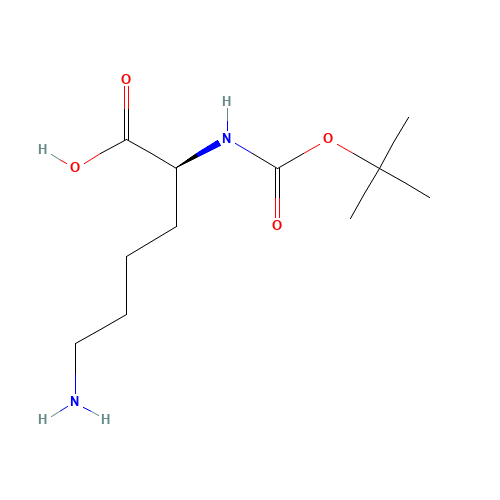 13734-28-6 N-alpha-(tert-Butoxycarbonyl)-L-lysine chemical structure