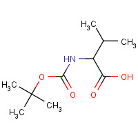 13734-41-3 (S)-2-(Boc-amino)-3-methylbutyric acid chemical structure