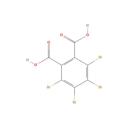 13810-83-8 TETRABROMOPHTHALIC ACID chemical structure