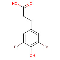 13811-12-6 3-(3,5-DIBROMO-4-HYDROXYPHENYL)PROPANOIC ACID chemical structure