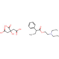 13900-12-4 2-DIETHYLAMINOETHYL 2-PHENYLBUTYRATE CITRATE SALT chemical structure