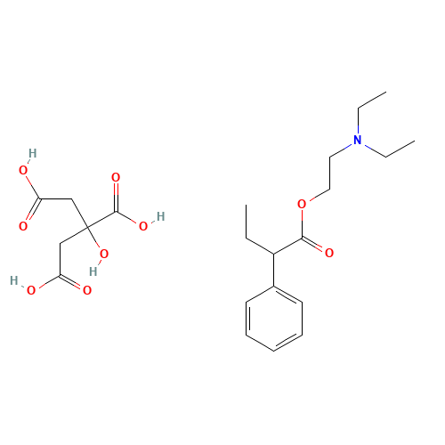 13900-12-4 2-DIETHYLAMINOETHYL 2-PHENYLBUTYRATE CITRATE SALT chemical structure